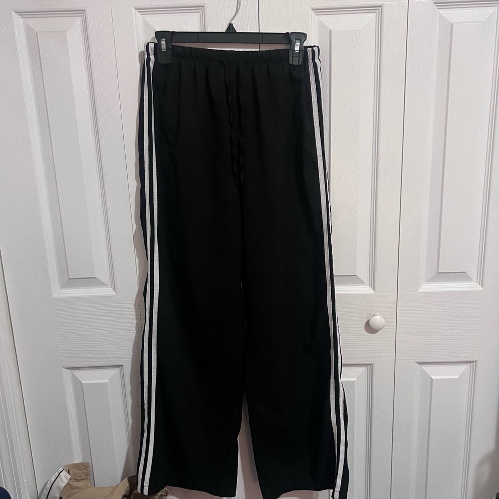 Black and White Track Pants